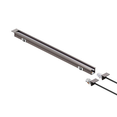 Decoração Alumínio LED Strip Profil de Luz Interior Máskara de PC Oblique A2Q06.Pro