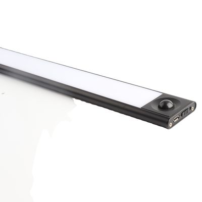 Sensor de movimento Luz LED de alumínio para armário e móveis Sombra de vidro congelado 400 mm