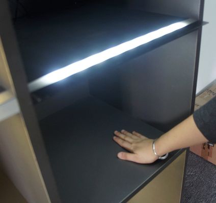 60W Recessed Mounting Touch Sensor Switch para Iluminação de Mobiliário Marrom S1015