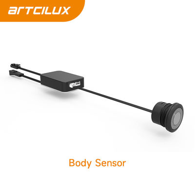 Cabeça única Sensor de toque de 12V / 24V Comutador de luz inserido montado para armário de móveis