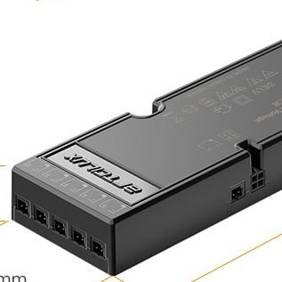 Versátil 80% de eficiência Suporte de energia para ambientes com espaço limitado 6.3 X 2.4 X 1.4 polegadas